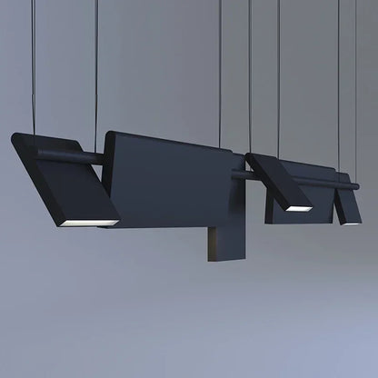 Modern Rotatable Led Chandelier Lighting Living Dining Room Pendant Lamp Home Decor Bar Office Reception Hanging Light Luminaire