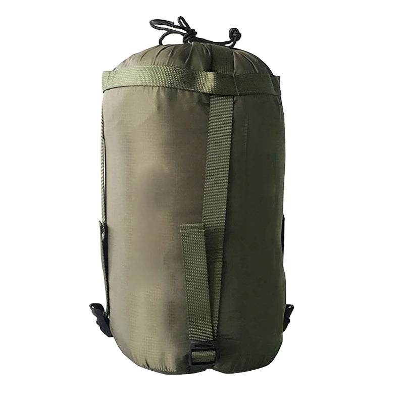 Waterproof Compression Sack Sleeping Bag Stuff Sack Ultralight Outdoor Camping Bag Storage Bags Pack 38*18cm Drawstring Design