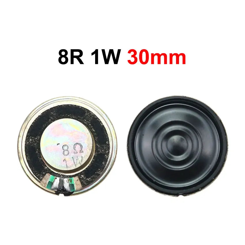 1PCS 0.2W 0.5W 1W 2W 4R 8R 32R 8 Ohm Ultra-thin Horn Speaker Diameter 23mm 29mm 30mm 36mm 40mm 45mm 50mm 56mm 57mm Loudspeaker