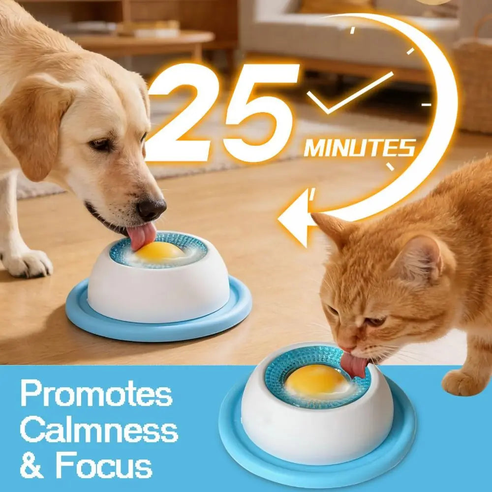 New Interactive Pet Lick Toys Promotes Dental Health Self-Soothing Snack Bowl Training Slow Feeder For Dogs Cats