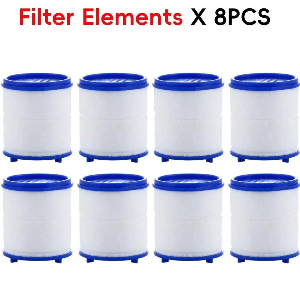 1Set Faucet Water Filter 360 Degree Rotating Filter Elements Water Purifier Set Heavy Metals Filtered Tools PP Cotton Filtration
