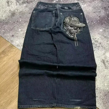 American Fashion Trend Joker Best Sell Special Spot Jeans Women Street Y2K New Punk Oversized Wide-leg Pants Unisex Casual Jeans