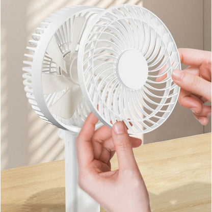 Portable Handheld Fan Rechargeable Fan 4000mAh 180° Adjustable 4 Speed Wind Foldable Fan Quiet Personal Fan Desktop Fan for Tent