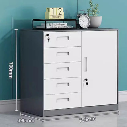 3/4/5 Drawer Office Filing Cabinet Lock Dividers Storage Filing Cabinets Living Room Organizer Cabinet Kitchen Home Furniture