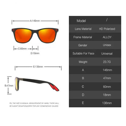 Sunglasses Men Luxury Driving Classic Male Eyewear Sun Goggles Travel Fishing Sunglasses UV400 Men Polarized Sunglasses