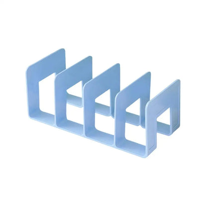 Bookends Stand Bookshelf Desktop Decor Storage Rack Bookend Book Holder School Stationery Office Desktop File Organizer