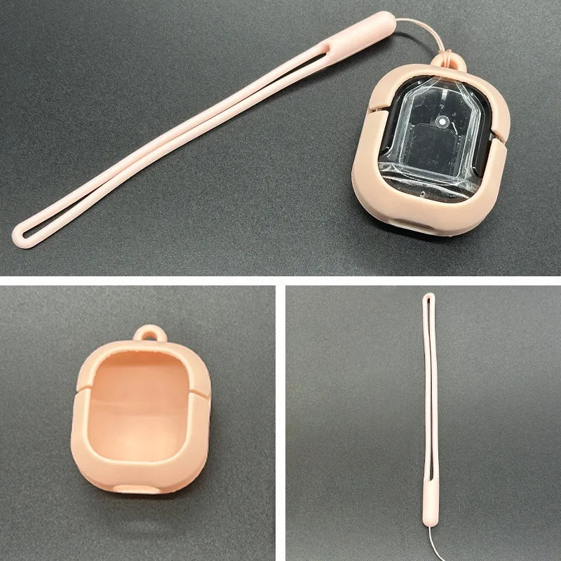 Earbuds Silicon Case Silicone Case with Lanyard for Wireless Earbuds Earbuds Organization Protection Cases for School Travelling