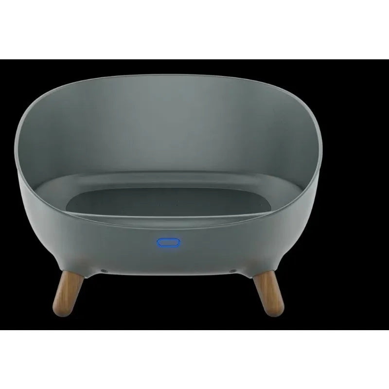 APP Controlled Electric Smart Pet Bed Silent Design With Self-Heating Cooling Features Plastic Bed Animal Pattern For Cats Dogs