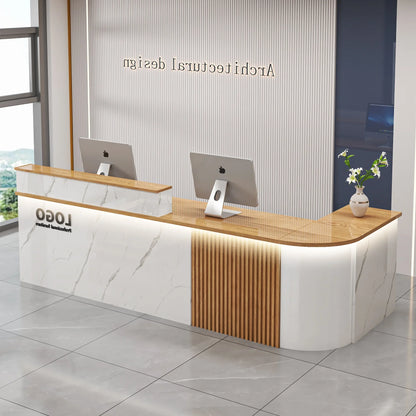 Professional Office Bar Counter Simple Luxury Beauty Design Reception Desk Modern Salon Bancone Bar Lusso Commercial Furniture