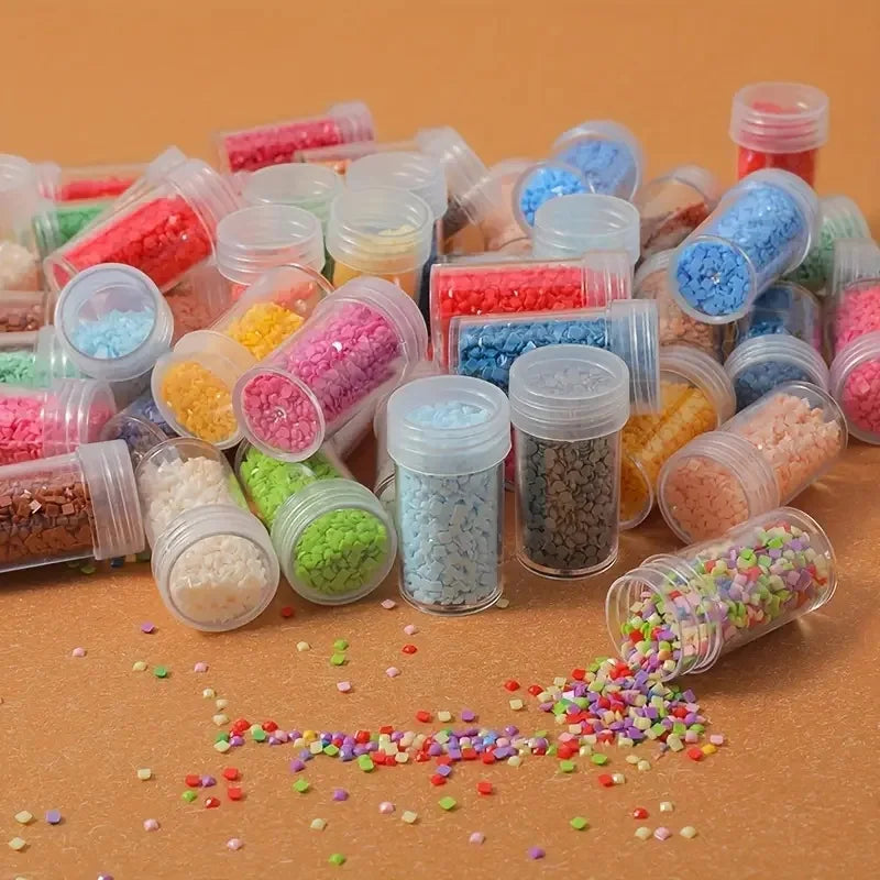 30/12 Transparent Round Bead Storage Bottle with Lid Bead and Handmade Material Storage Can White Mini Container, Lightweight De