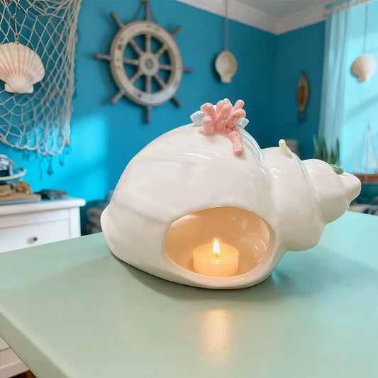 Ceramic aquarium ornament, designed for fish to rest on, adding a touch of nature to your aquarium