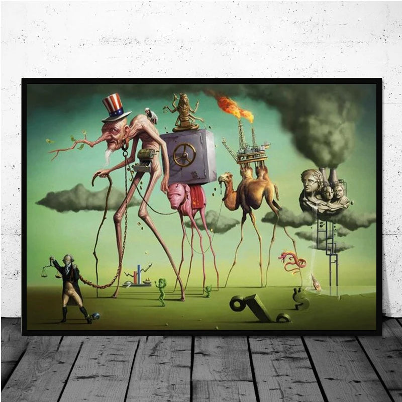Surrealism Canvas Paintings By Salvador Dali Famous Wall Art Posters and Prints Wall Pictures for Living Room Home Decor