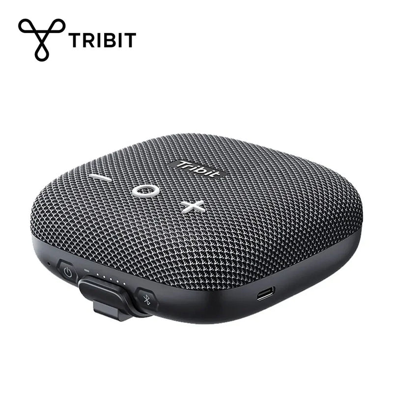 Tribit StormBox Micro 2 Portable Speaker, 10W Loud Bass IP67 Waterproof, Bluetooth 5.3 Bike Speaker, 12H Playtime TWS for Hiking