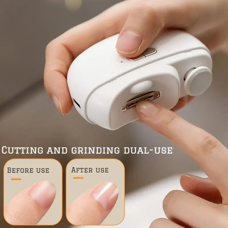 1 Pcs Electric Automatic Nail Clipper Manicure Nail Trimmer For Adult