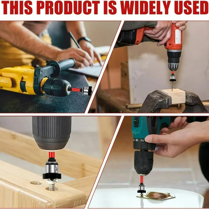 Magnetic Positioning Screwdriver Bits Drywall Screw Bit wide Gypsum Board Plasterboard Screws Locating Batch Head Drilling Tools