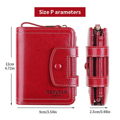 1 wallet with multiple card slots and large capacity, can hold car keys or coins, loose change, birthday gifts/Valentine's Day g