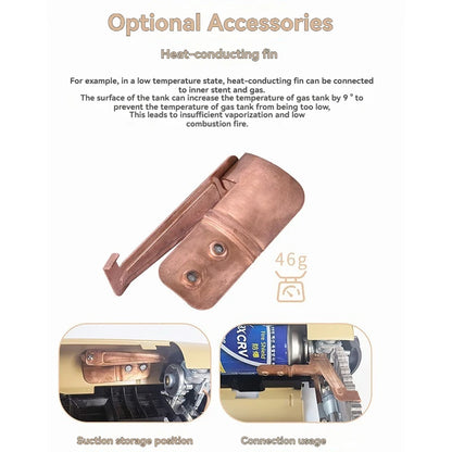 Outdoor Portable Folding Cassette Stove for Camping Butane High-Fire Integrated All-in-One Gas Stove Trekking Accessory
