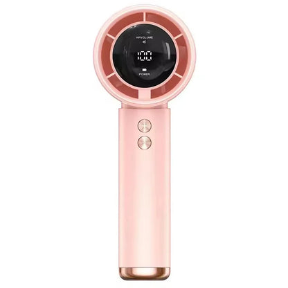 Mini Handheld Fan USB Fast Charging Portable Air Calculating Fan Mute Personal Highspeed Fan for Travel Outdoor Activities