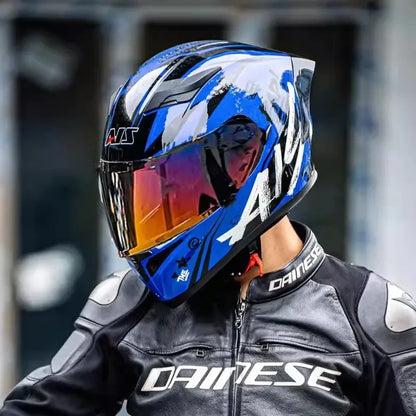 Motorcycle Helmet Full Face Double Lens Off-road Racing Helmet  Capacetes De Moto DOT Certification Motocross Cascos Para Motos