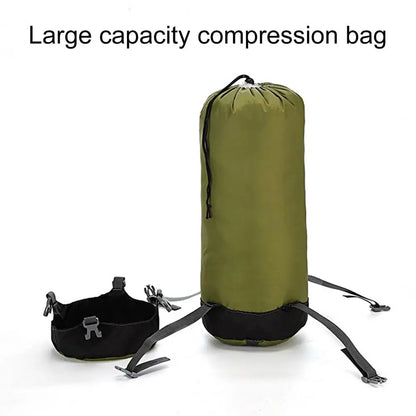 18/30/45/52-Liter Outdoor Sleeping Bag Compression Sack Large Capacity Adjustable Buckle Storage Bag Outdoor Gear Sleeping Bag