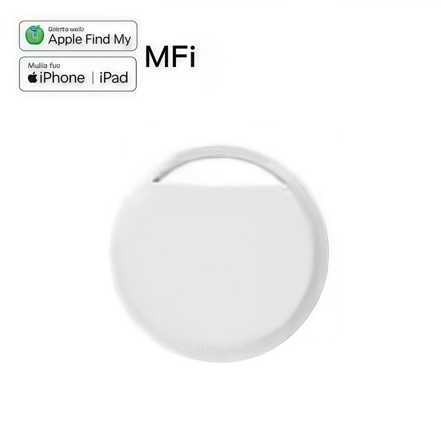 AirTag Bluetooth Tracker|IPX5 Waterproof|Find My iPhone Compatible | for Keys, Pets, Luggage, Elderly & Kids | Mini GPS Locator