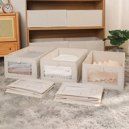 Visible Wardrobe Storage Organizers Cabinet Drawer Clothes Storage Box for T-Shirts Jeans Underwear Pants Organizer Box