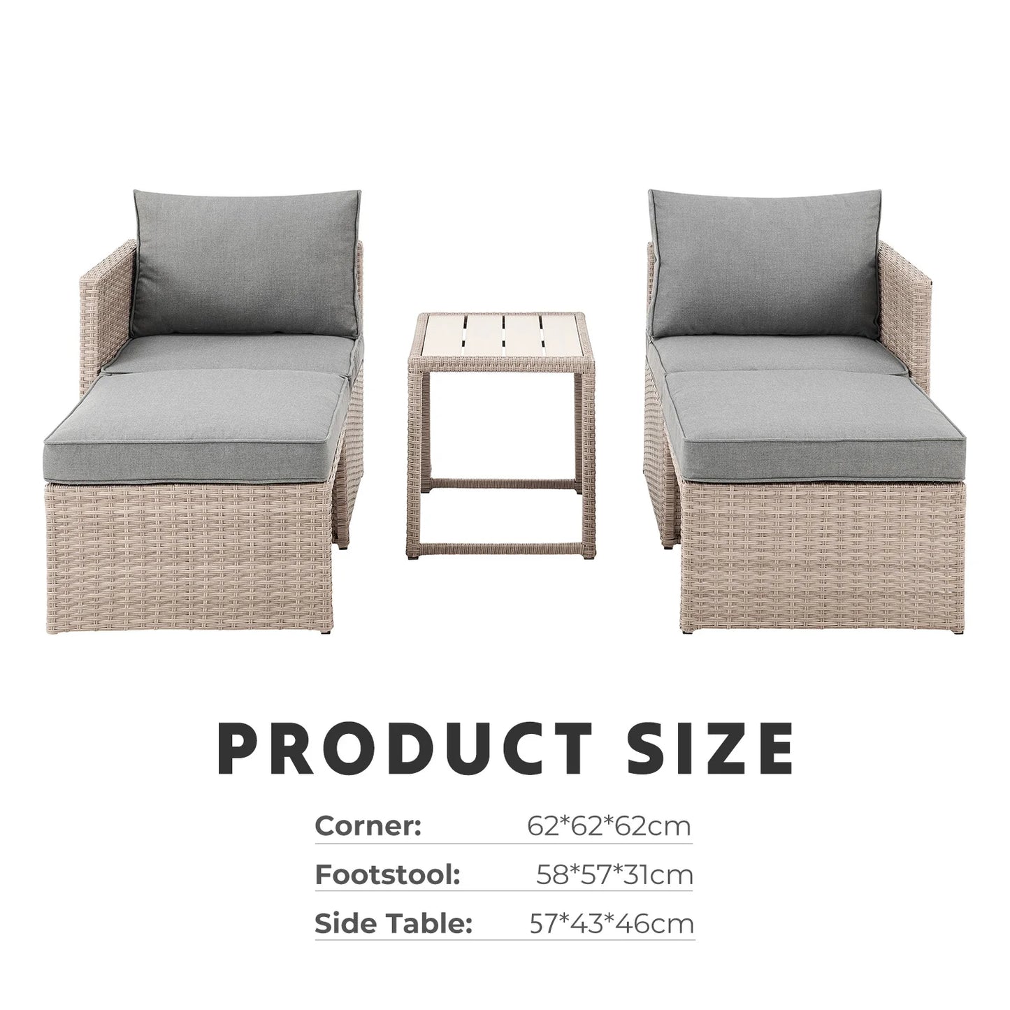 Outdoor Dining Garden Furniture Set Sun Lounger & Sofa for Hotel Park Courtyard Apartment Workshop-Stylish Outdoor Living
