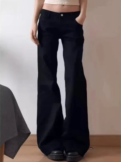 2000s American Vintage Pants Women Casual Y2k Thin Sportwear Y2k Clothing Retro Trouser Casual Chic Retro Harajuku Jeans Female