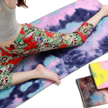 Printed Yoga Mat Non-slip Fitness Blanket Sweat Absorbent Foldable Portable Pilates Exercise Sports Travel Towel 183*63 CM