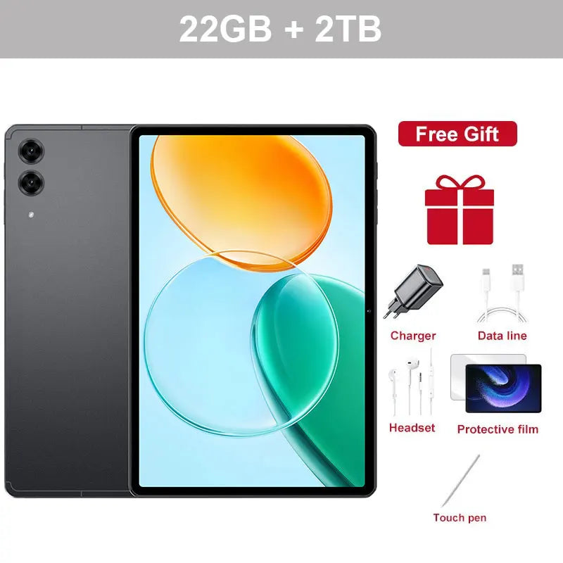 High-end Pad 7S pro Children Tab Global Version 10.Inch Android 15 22GB+2TB Tablet 5G Dual SIM Original Kids Gift Tablet PC+Box