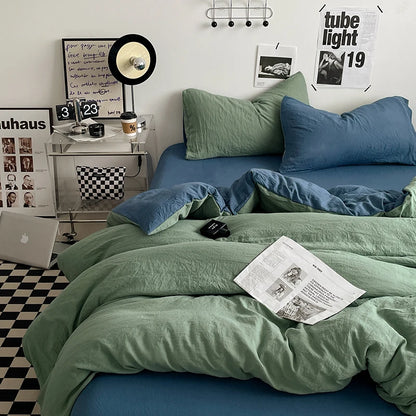 Bedding Comforter sets Duvet Cover bedsheets set with pillowcase Bedding Linens Set for Queen/King Bed edredones de cama