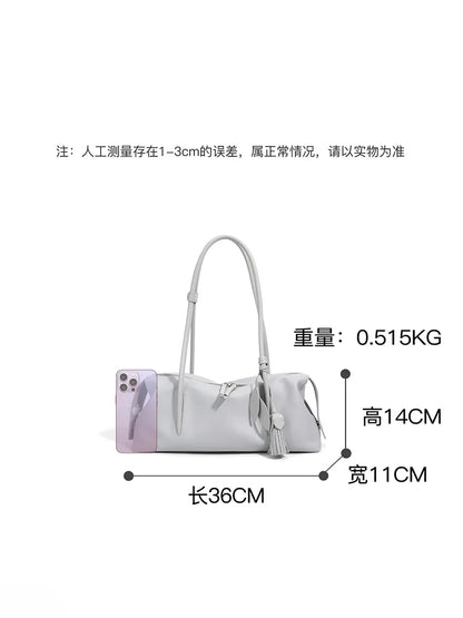YANATATI Luxury Handbags Female Underarm Bag Shoulder Bag Women Bags New Fashion 2025 Genuine Cowhide Leather