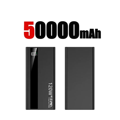 Lenovo 120W Fast Charging Large Capacity 200000mAh 2027 Digital Display Power Bank Outdoor Power Supply for Huawei iPhone