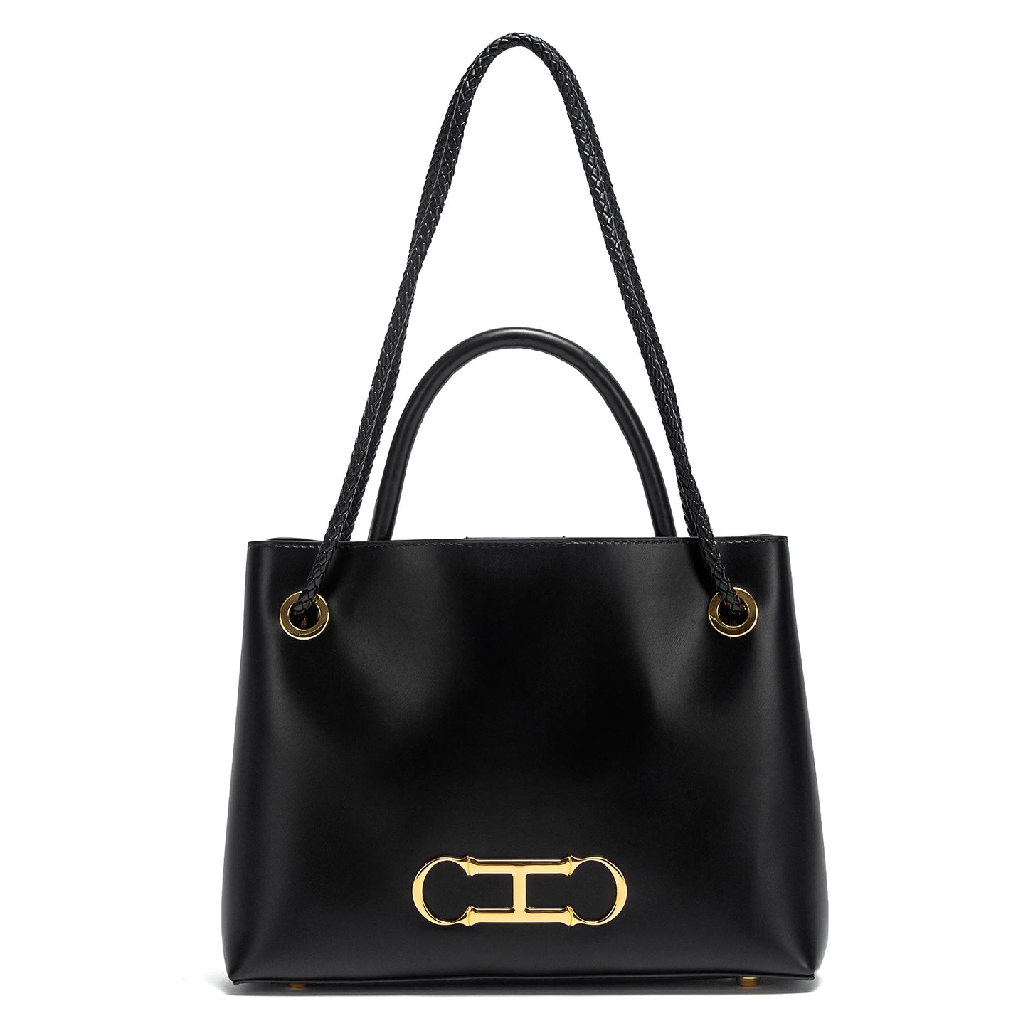 Women's handbag 2026 autumn new black minimalist tote bag dual-use commuting women's bag