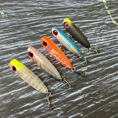 1pcs 45mm 3g Sinking Pencil Fishing Lures Mini Popper Walking Dog Artificial Hard Bait Pesca Wobbler Swimbait Tackle Accessories