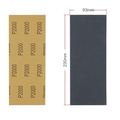 5Pcs Sandpaper 2000 2500 3000 5000 7000 Mixed Grits Sand Paper Water/Dry Sanding Paper Abrasive Tool