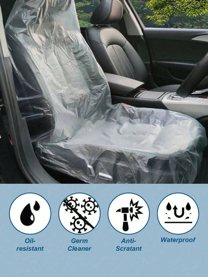 100Pcs Disposable Car Seat Covers — a "convenient shield" for multi-scenario protection, preventing car seats from stains.