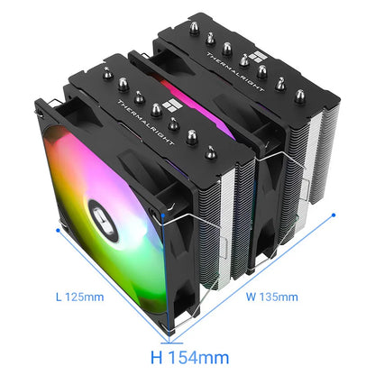 Thermalright PS120 SE CPU Cooler 7Heat Pipes Dual Towers Double Fans PC Air Radiator Heatsink Intel 1700 1200 115X AMD AM4 AM5