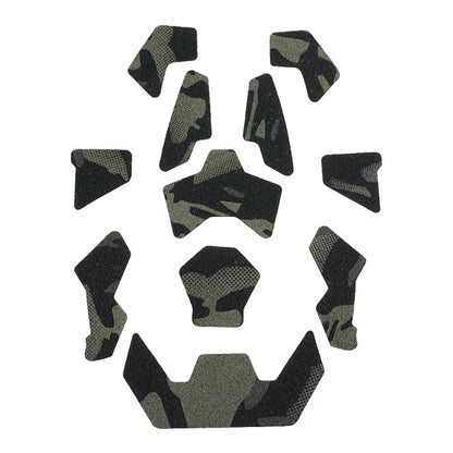 Tactical FAST Helmet Magic Sticker 11pcs Airsoft Helmet Patches Hook and Loop Sticky for Hunting Shooting Accessories