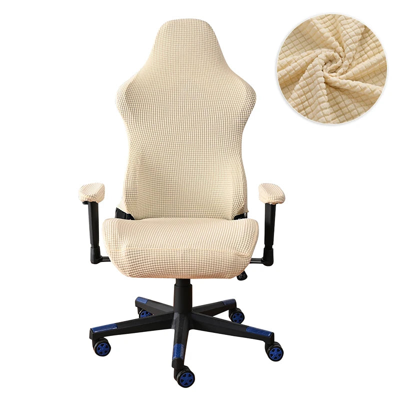 4pcs Gaming Chair Covers With Armrest Spandex Splicover Office Seat Cover For Computer Armchair Protector Cadeira Gamer