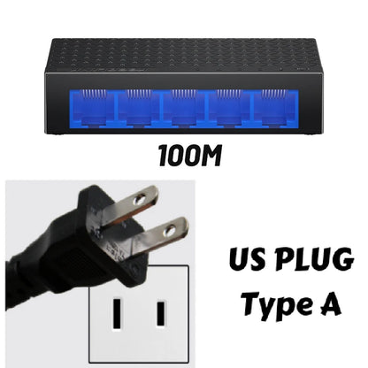KeepLiNK 5-Port Network Ethernet Switch Plug and Play Unmanaged