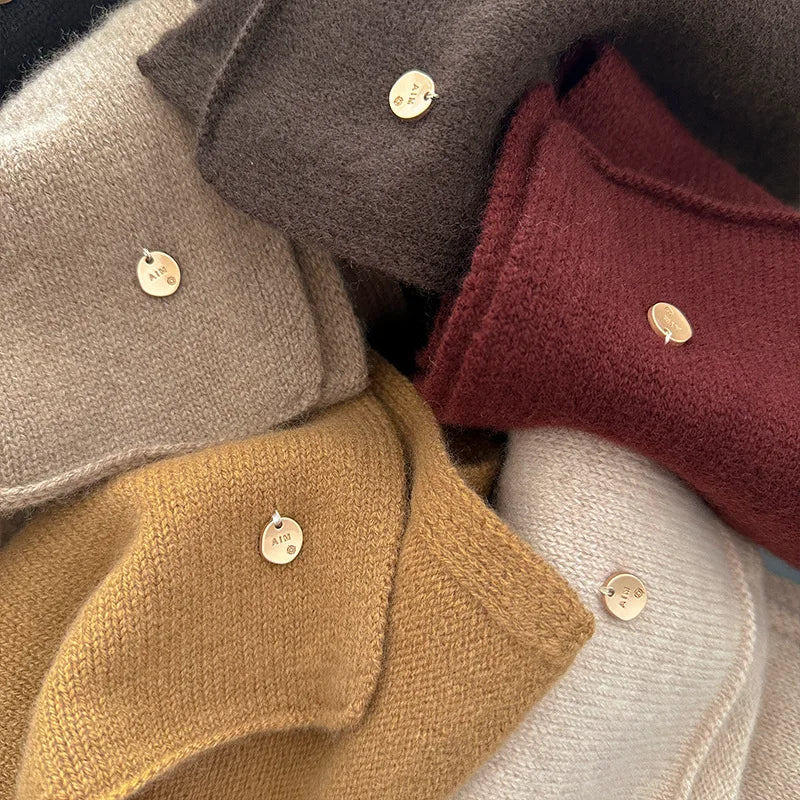 100% Wool Winter Scarf For Women Long Warm Cashmere Scarves Hijab Solid Lady Shawl Wrap Female Pashmina Bandana Head Scarfs New