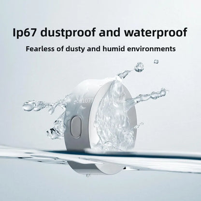 Xiaomi Water Leak Sensor 2 Bluetooth 5.2 Water Immersion Detector Soaking Sound and Light Alarm Remote Control with Mi Home APP