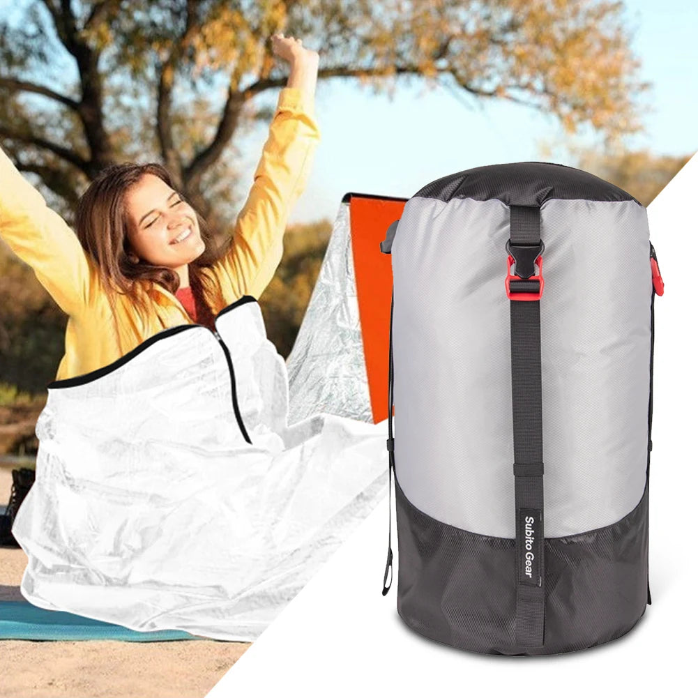 Camping Sleeping Bag Compression Storage Bag Outdoor Camping Waterproof Storage Bag Portable Ultra-light Storage Bag 1-25L