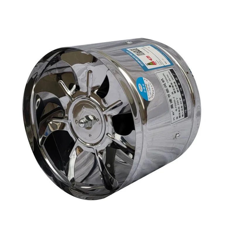 6''8'' Kitchen Toilet Exhaust Fan Louver Pipe Extractor Wall Air Ventilation Ceiling Booster Blower Metal Ventilator Attic Fan