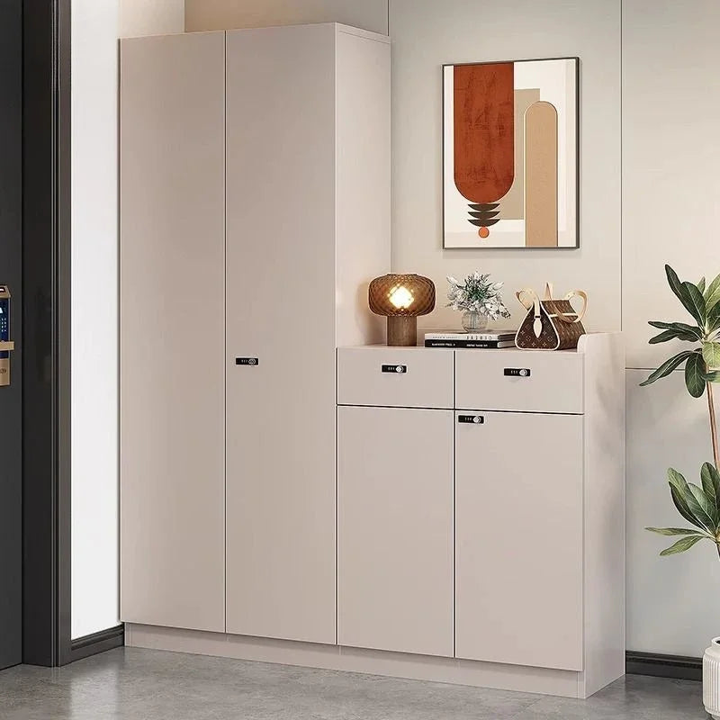 Shoe Storage Cabinet Wood Entryway Storage Store Organizer Display Rack Shelves Retail Display Rack Shelves for Retail Store