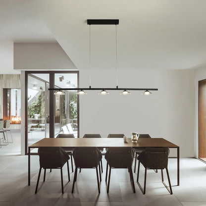Modern Led Lighting Living Room Long Strip Chandeliers Dining Table Ceiling Lighs Meeting Room Café Bar Lamps Indoor Lamp