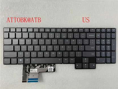 English laptop keyboard For Lenovo Legion R9000X Y9000K Y9000P 7-15IMH Y750-15 2020 2021 With RGB Backlit