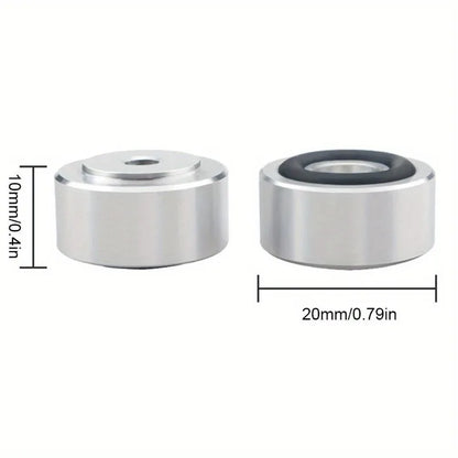4Pcs Speaker Spikes Stand Feet Pad Aluminum Alloy Speaker Isolation Stand Feet Pad Speaker Feet Pad for Speaker