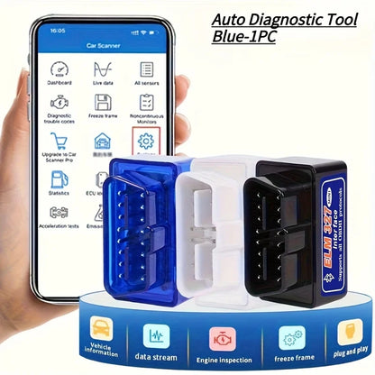 Car Code Scanner, Compact Scanner, Portable Device, Sturdy and Durable, Precision Tool, Diagnostic Equipment, Vehicle Owners, Auto Mechanics